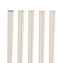 张小泉 流光系列多彩抗菌合金筷5双装
