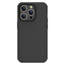耐尔金 苹果iPhone14 Pro手机壳 全包气囊防摔磨砂防滑抗指纹轻薄简约硬壳软边保护套 护盾Pro黑色普通版