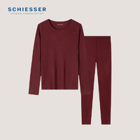 SCHIESSER 舒雅 男女款3A抑菌保暖秋衣秋裤套装