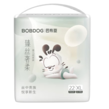 20点！BoBDoG 巴布豆 臻丝奢柔 纸尿裤 XL44片￥44.00 3.7折