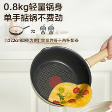 88VIP会员：SUPOR 苏泊尔 EJ22QLP02 铝合金不粘煎锅 22cm 可可奶挞色