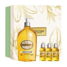 L'OCCITANE 欧舒丹 【限定礼盒】甜扁桃味沐浴油500ml+35ml*3（赠甜扁桃沐浴油35ml*5）