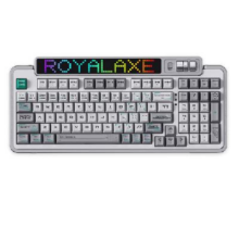 2日11点、预售：Royal Axe 御斧 XL98 白金战神 三模机械键盘