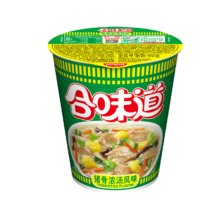CUP NOODLES 合味道 标准杯猪骨浓汤风味方便面77g*12