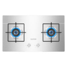 苏泊尔（SUPOR）燃气灶煤气灶双灶煤气炉天然气灶具家用台式嵌入式两用4.5KW大火力不锈钢煤气炉灶NS21 管道天然气（12T） 4.5KW不锈钢燃气灶428元