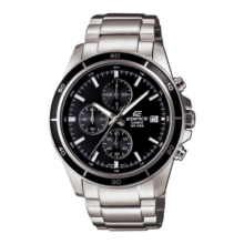 卡西欧（CASIO）手表男EDIFICE三盘三眼商务石英日韩表送男友礼物EFR-526D-1A