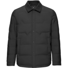 海澜之家（HLA）羽绒服男24新款轻商务时尚翻领外套男冬季 黑色55 175/92A L推荐137~150斤