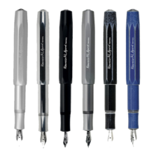 Kaweco 德国卡维克  德国进口 AL系列 钢笔 铝制系列 书法练字学生礼盒套装 商务男签字笔水洗蓝 F