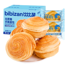 比比赞（BIBIZAN）无蔗糖手撕面包1000g