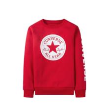 限移动端、京东百亿补贴：CONVERSE 匡威 CV932240PS-002 男童卫衣 字母加绒款 探戈红 120cm