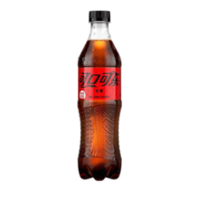 可口可乐（Coca-Cola）可乐/芬达/雪碧可选碳酸饮料汽水瓶装 零度可乐 500mL*12瓶