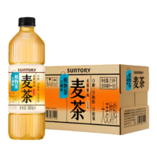 SUNTORY 三得利 大麦茶植物茶麦茶饮料 500ml*15瓶 整箱装