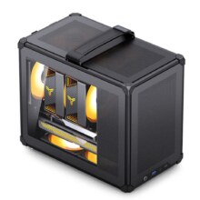 PLUS会员：JONSBO 乔思伯 C6 MAX 黑色 手提式MATX机箱