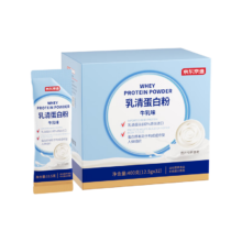 plus会员：京东京造 乳清蛋白粉400g便携装32袋 进口奶源