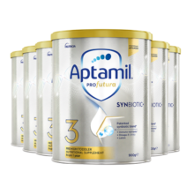 爱他美（Aptamil）澳洲白金版 含DHA叶黄素 婴幼儿配方牛奶粉900g 新西兰原装进口 3段6罐【入群更划算】 26年8月