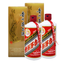 茅台 飞天 海外版 53度 酱香型白酒 500ml*2瓶 赠礼装