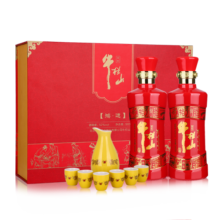 牛栏山 百年鸿运 浓香型白酒 52度 500ML*2瓶 礼盒装