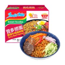 88VIP：营多牌 香辣牛肉味方便面 425g 85g*5包