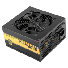 先马（SAMA）金牌500W 额定功率500W 台式电脑主机箱电源 80PLUS金牌/主动PFC/全电压/LLC谐振电路/固态电容