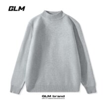 GLM 男士半高领保暖针织衫毛衣 *3件