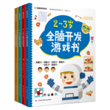 全脑开发游戏书（4册）学前儿童2-3-4-5-6岁