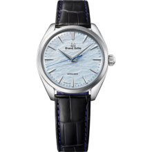 Grand Seiko 冠蓝狮gs手动上链SD冰蓝手卷御神渡系列皮带正装男表SBGY007G SBGY007G