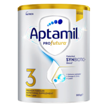 爱他美（Aptamil）澳洲白金版婴幼儿奶粉900g罐新西兰进口 3段 900g 900g