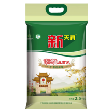 PLUS会员:天润 南雄丝苗米2.5kg