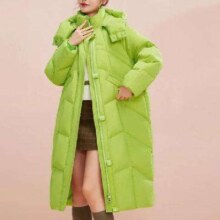 雪中飞 长款加厚 女式 冬季户外羽绒服 顺滑面料款品质90鸭绒 多色可选尺码全
