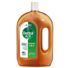 滴露（Dettol）消毒液消毒水衣物除菌液 灭活HPV16H3N2流感病毒杀菌除螨非84酒精 【家居消毒】 1.8L 1瓶