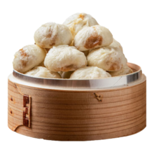 百亿补贴：头厨 嵊州小笼包 5包梅干菜+5包鲜肉 老面小笼包子速食早餐半成品早饭速冻面点包子