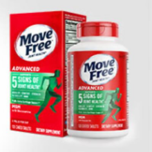 Move Free 益节 氨糖软骨素维骨力氨基葡萄糖钙片成人 120片 *2件