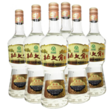 20点！北大仓 部优 酱香型白酒 50度 680ml*6瓶