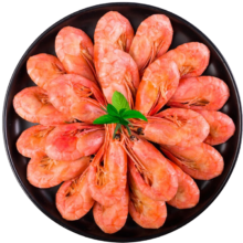 预售：禧美海产 北极甜虾 带籽60% 净重5KG 盒装