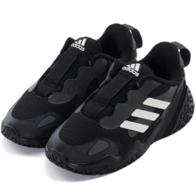 adidas 男童运动鞋 中帮套脚耐磨减震 小童跑步鞋 4UTURE