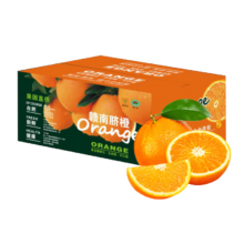 PLUS会员：集南鲜 赣南脐橙 精品橙 9斤 70-80mm