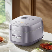 新品发售：Midea 美的 4L电饭锅风动稻香青瓷内胆 花瓣IH加热 MB-HS4033