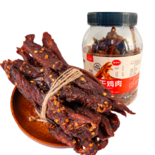 新边界 香辣风干鸡肉条500g 鸡胸肉干耐嚼