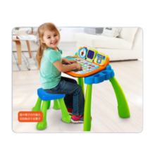 伟易达（VTECH）3合1点触学习桌点读学习机早教游戏桌儿童益智玩具桌宝宝圣诞礼物