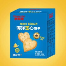 大耳牛 牛魔王海洋芝心酵母饼干 56g×1盒