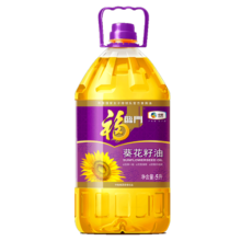 福临门 压榨一级充氮保鲜葵花籽油5L 食用油 中粮出品