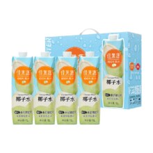 88VIP：佳果源 100%NFC椰子水 1L*4瓶