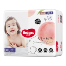 好奇（Huggies）【次日达】铂金装小桃裤拉拉裤超薄婴儿尿不湿幼儿成长裤 3XL 1包 26片 【17kg以上】拉拉裤
