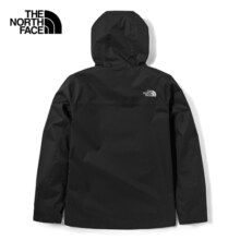 The North Face【经典款】北面冲锋衣男连帽春季户外登山服透气防风防水夹克外套 黑色/带三合一系统 L