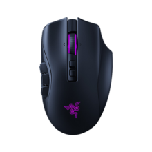 雷蛇（Razer） Naga那伽梵蛇进化版MMO有线游戏鼠标侧键可换侧键 专业版(无线三模 20DPI 可换侧托)