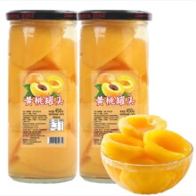 果家人 黄桃罐头 450g*2罐