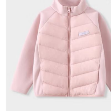 JEANSWEST 真维斯 儿童轻薄羽绒服 90白鸭绒 粉