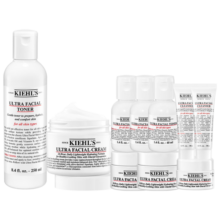 科颜氏（Kiehl's）高保湿水乳套装(爽肤水250ml+面霜50ml)补水滋润 礼盒圣诞礼物