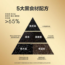 88VIP会员：五谷磨房 黑芝麻糊核桃黑芝麻粉营养早餐五黑粉624g