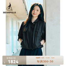 BEANPOLE 滨波 女士翻领长袖拉链短款夹克